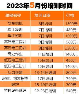 培训时间